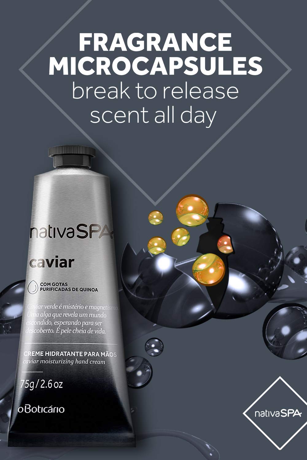 nativaSPA Caviar Moisturizing Hand Cream 75g