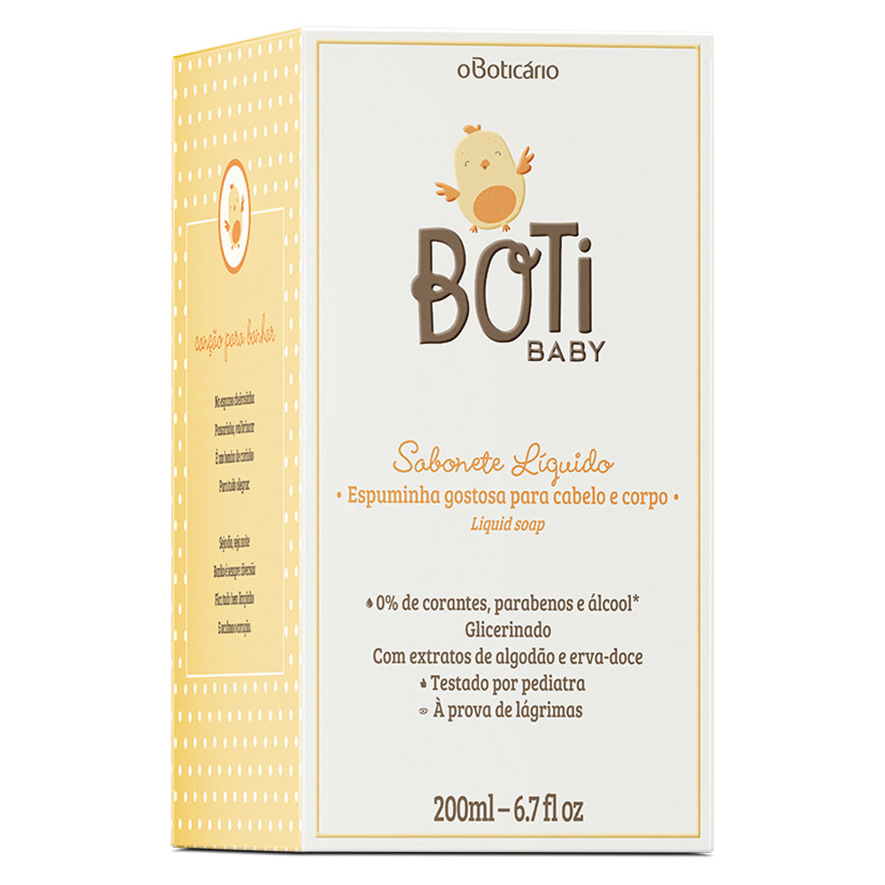 Boti Baby Hair And Body Liquid Soap 200ml