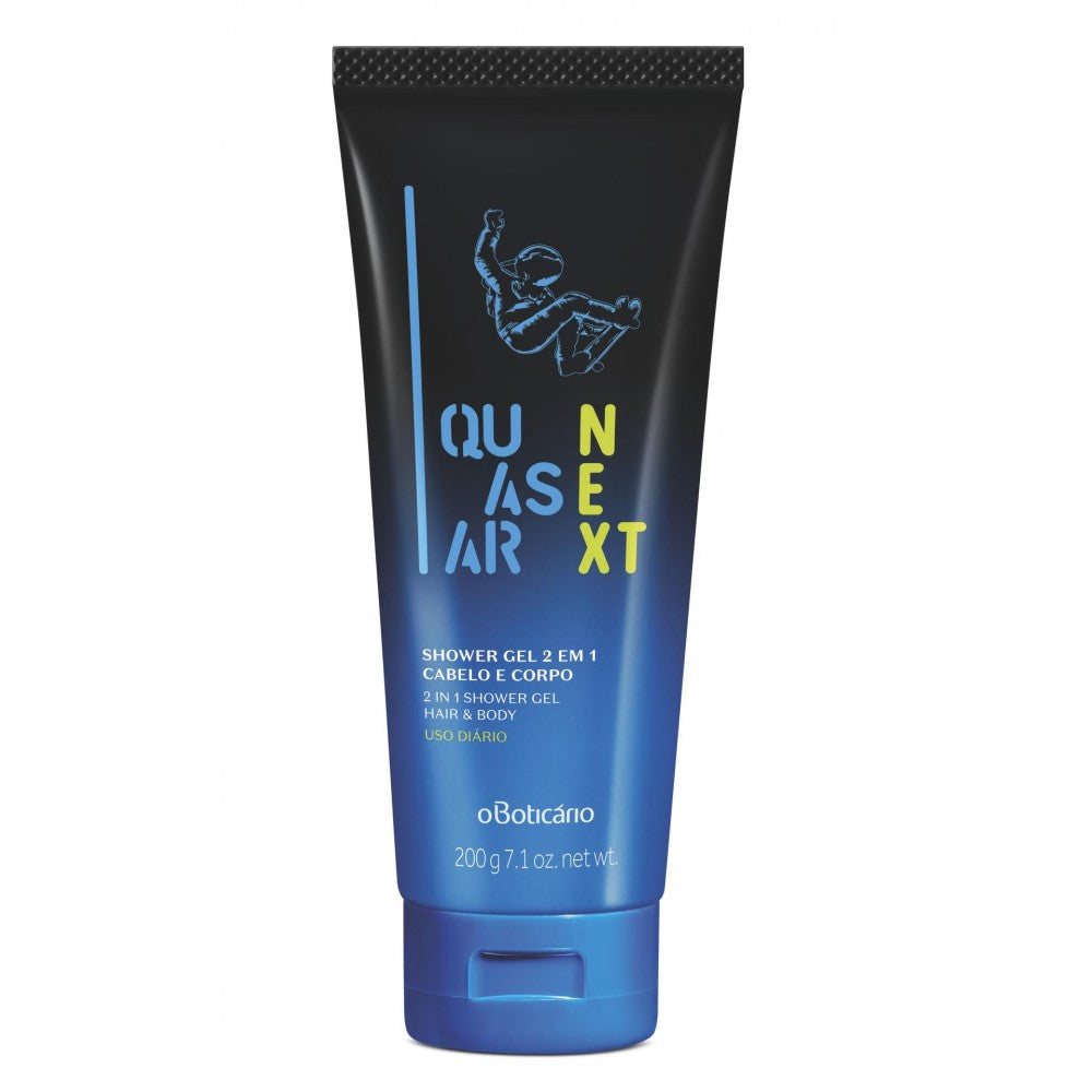 Quasar Next Shower Gel 2-in-1, Hair and Body 200ml