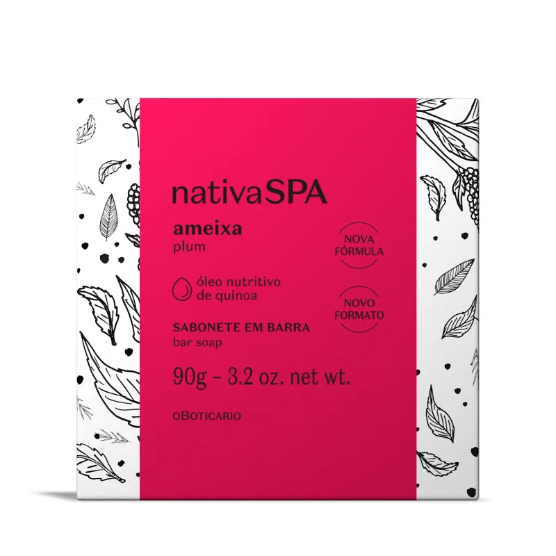 nativaSPA Plum Soap Bar 90g