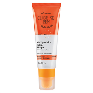 Cuide-Se Bem Facial Sunscreen SPF50, 50ml