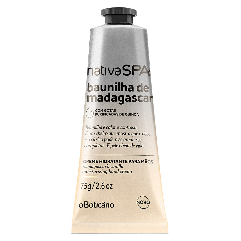 nativaSPA Madagascar Vanilla Moisturizing Hand Cream 75g