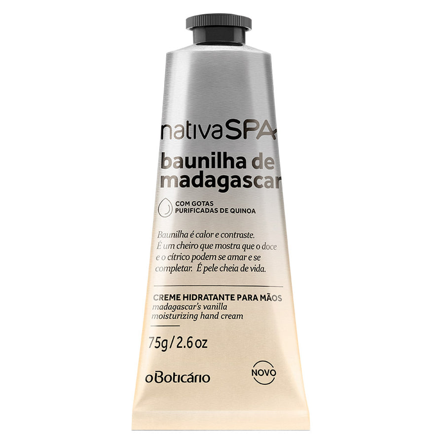 nativaSPA Madagascar Vanilla Moisturizing Hand Cream 75g
