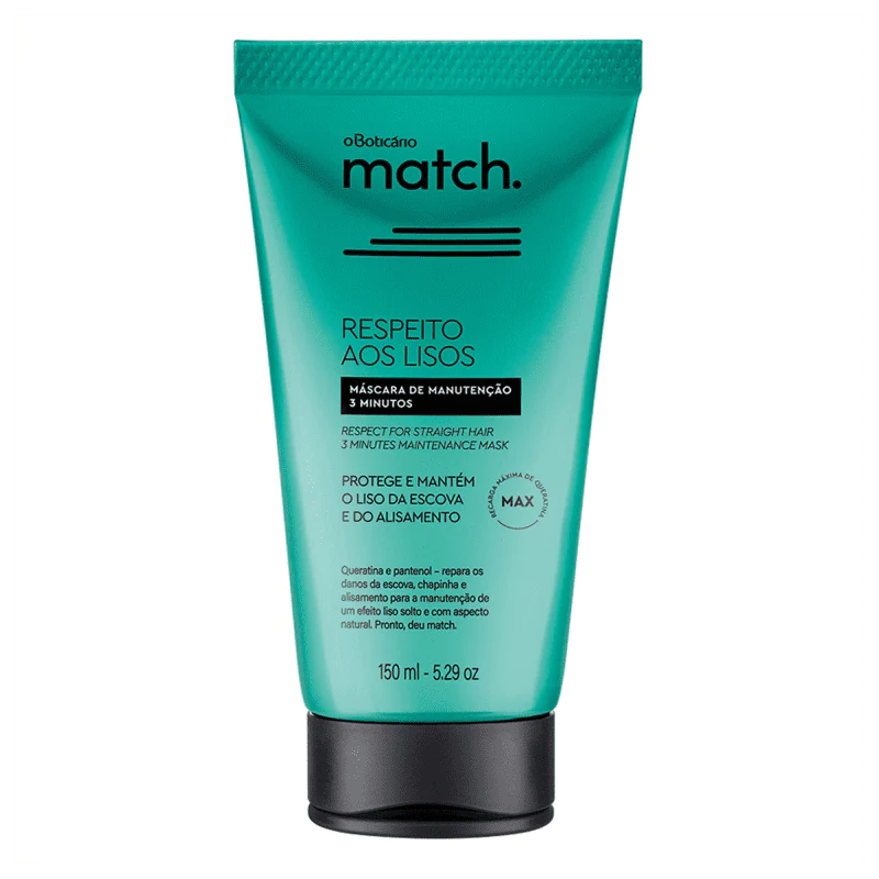 Match Respect for Straight Hair 3 Minute Hair Mask 150 ml